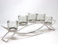 Seraphic Iron Arch Table Centerpiece Decorations Long Candle Holder for Weddings, Patio, Kitchen, Dining Room, and Coffee Tables