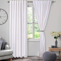 Living Room Cotton Curtain Panels, Bedroom Window Curtains, Reverse Window Panels, Duck Curtain, 100% Pure Cotton Duck Reverse T