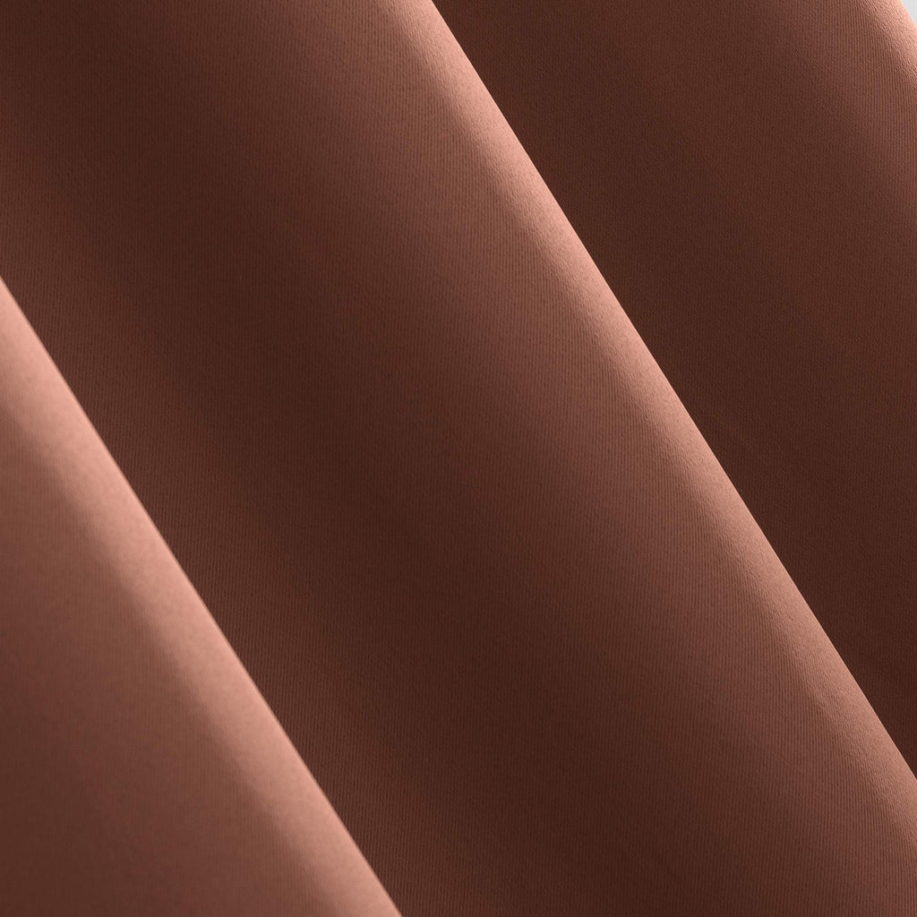 Sun Zero Easton Energy Saving Blackout Grommet Curtain Panel, 40' X 95', Terracotta Orange