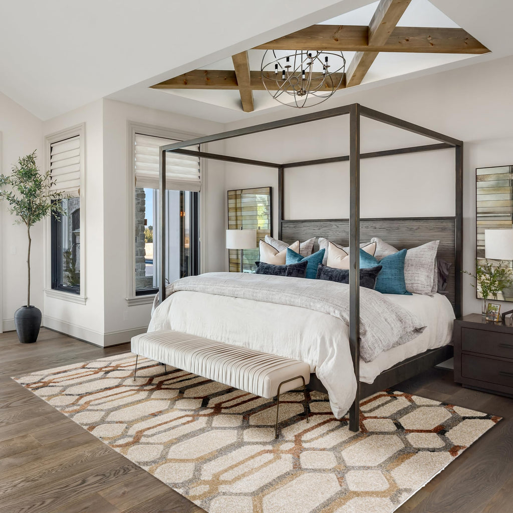 Dalyn Rug Carmona Co7 Linen 3'1' X 5' Rectangle Soft Area Rug, Easy Clean, Non Shedding, Bedroom, Entry, Living Room, Dining Ro