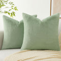 Pallene Faux Fur Plush Throw Pillow Covers 20x20 Set of 2 - Luxury Soft Fluffy Cozy Decorative Pillow Covers for Sofa, Couch, Li