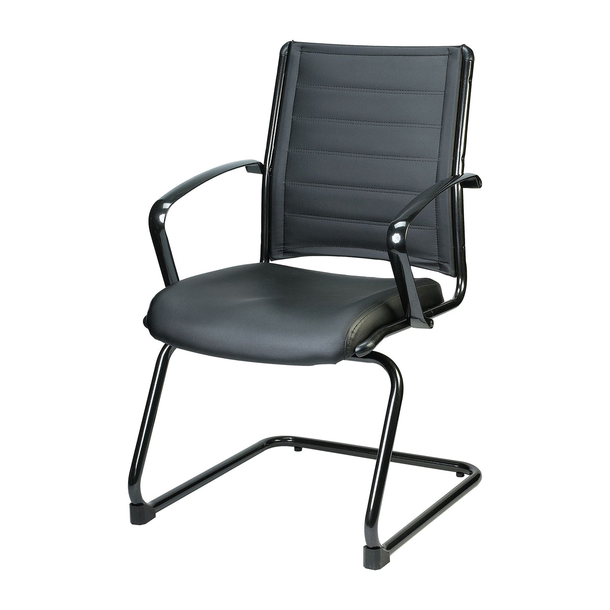 Eurotech Seating Europa Titanium Guest Chair, Black