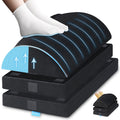 KAYFIA Foot Rest for Under Desk at Work XXL(20in) with 3 Adjustable Heights,Foot Stool with Supportive Gel Foam, Warmer Feet Poc