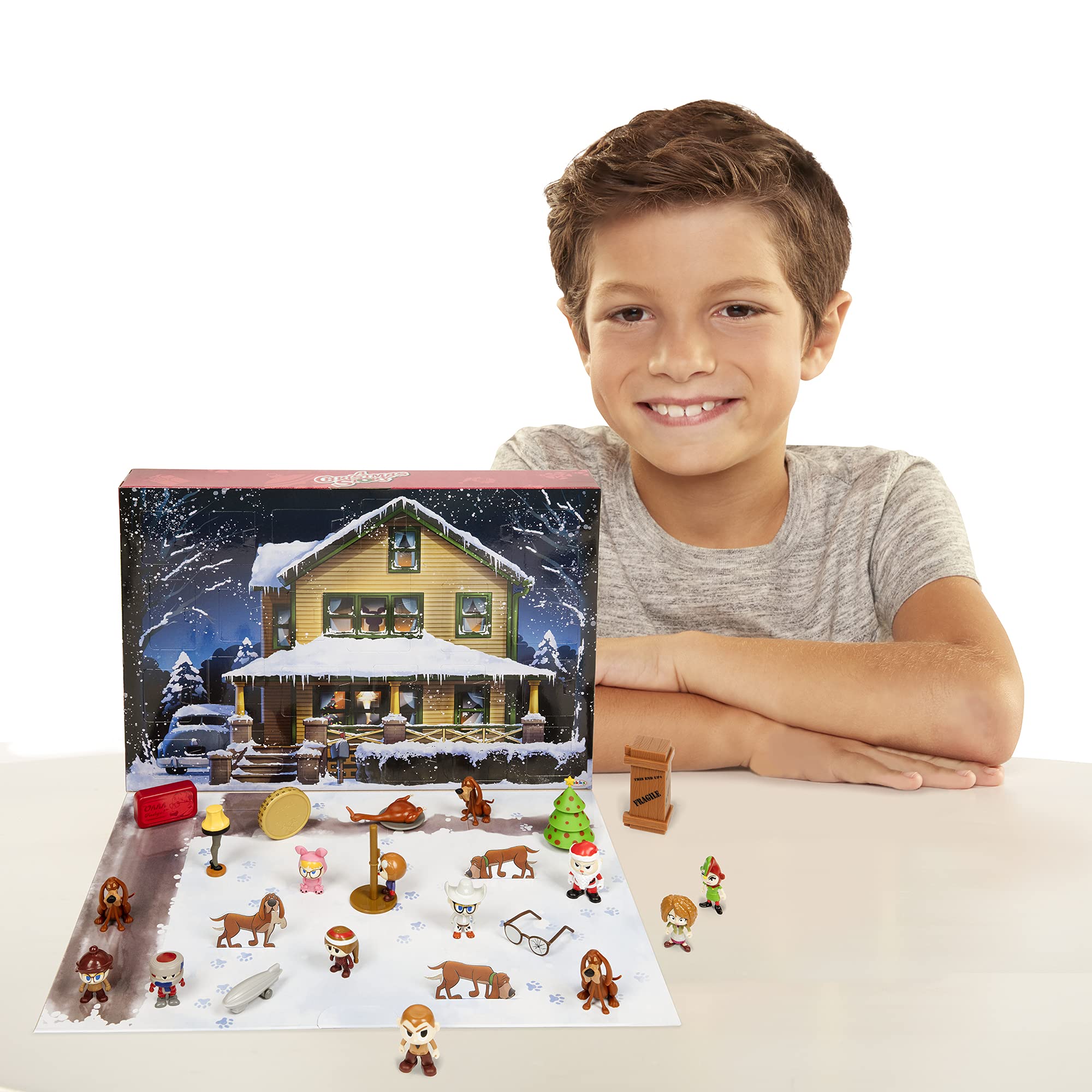 A Christmas Story Advent Calendar 2024 Includes 24 Windows Filled With Silly And Festive 1-Inch Figures & Accessories!