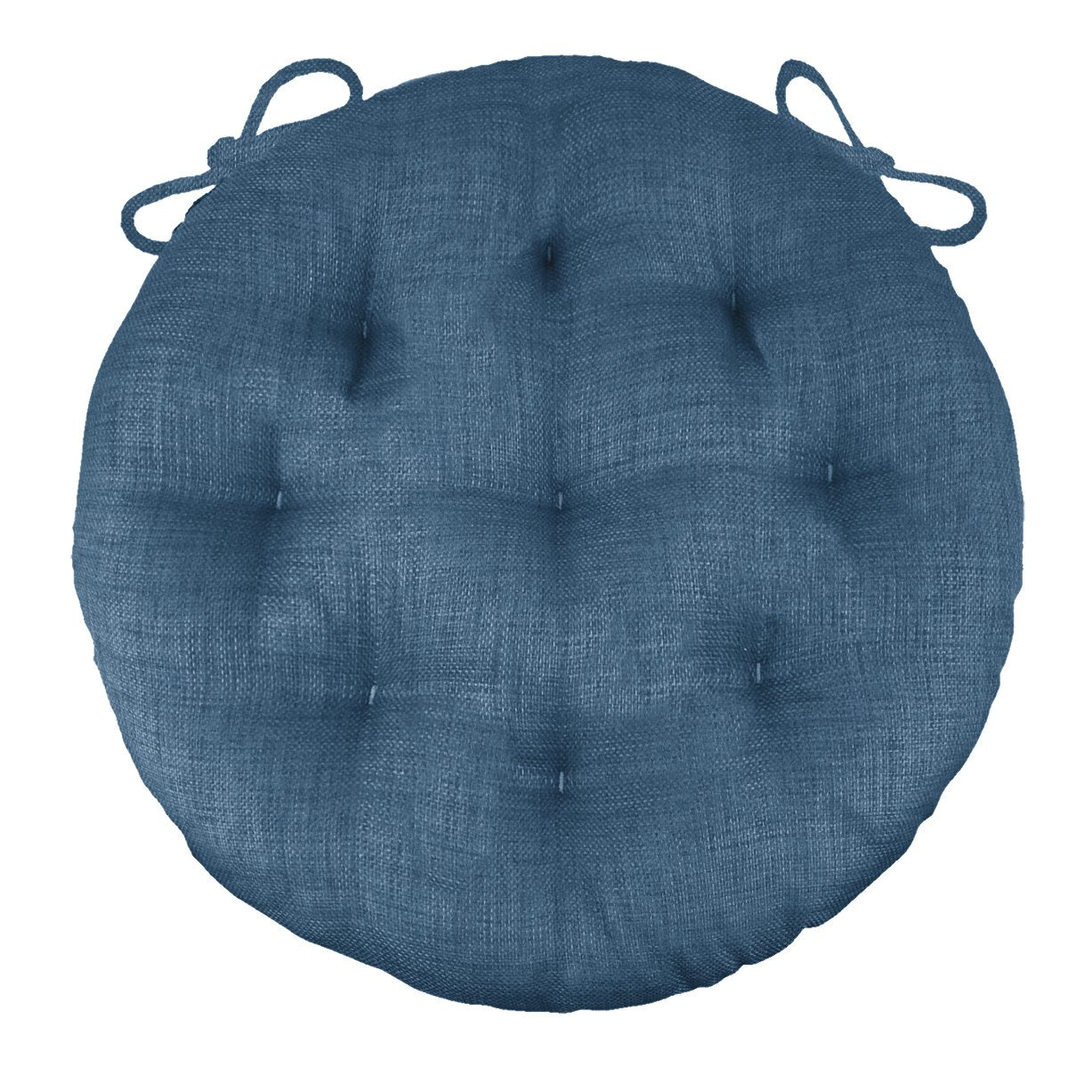 Barnett Home Decor 16' Round Chair Cushion - Rave Pacific Blue - Indoor/Outdoor Bistro Chair Cushions Fade Resistant, Weather R