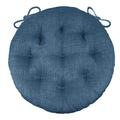 Barnett Home Decor 16' Round Chair Cushion - Rave Pacific Blue - Indoor/Outdoor Bistro Chair Cushions Fade Resistant, Weather R