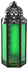 Extra Large Black Metal Decorative Floor Moroccan Lantern Candle Holder Lamp - Indoor/Outdoor, Home Decor, Patio, Halloween, Wed