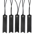 Vantoo Leather Bookmarks For Men Women, Handmade Page Markers For Book Reading, Gift For Reader Writers (Black 3)