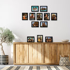 Americanflat 6X8 Picture Frame With Polished Plexiglass - Set Of 12 - Signature Collection - Picture Frames With Engineered Wood