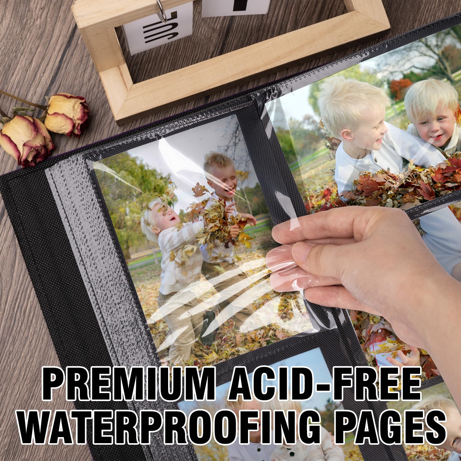 Photo Album 4X6 1000 Photos, Leather Cover Extra Large Capacity Wedding Family Graduation Baby Anniversary Vacation Birthday Chr