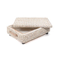 happimess Chett Underbed Storage Bin Wheels 26, White Wash