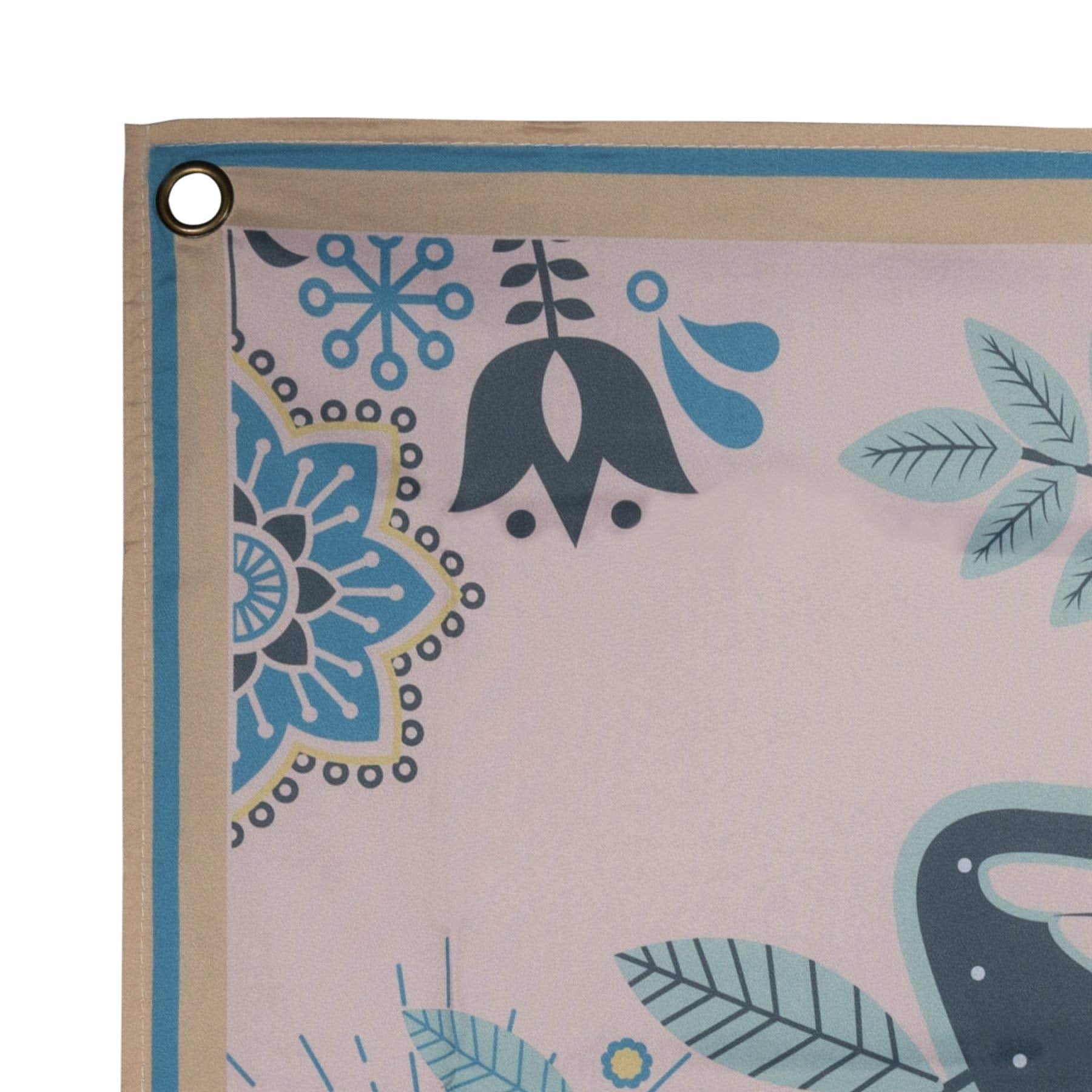 HomeRoots 100% Polyester Multi Color Butterfly Tapestry Wall Decor