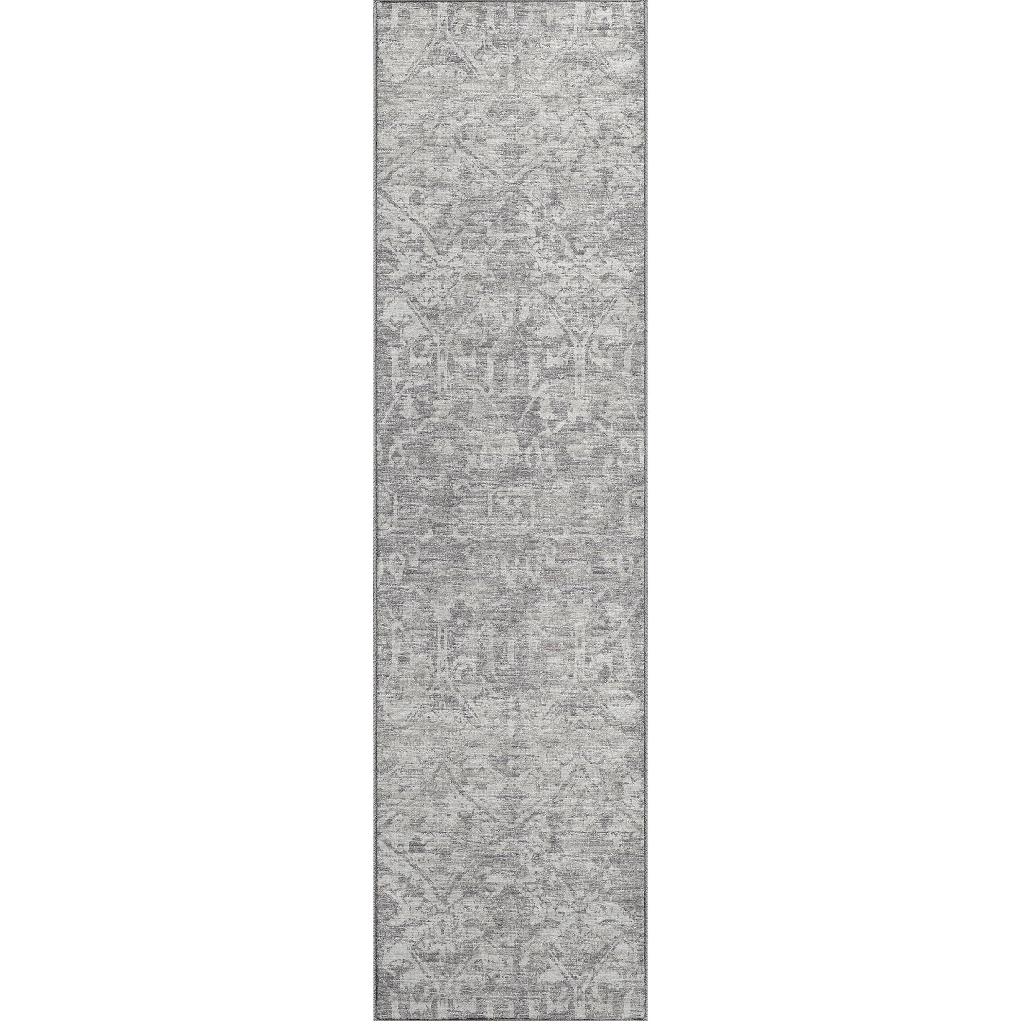 Aberdeen Ab1 Gray 2'3" X 7'6" Runner Rug