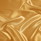 Treely 6 Piece Satin Sheets Queen Size Silky Smooth Gold Satin Sheet Set With Deep Pocket, Satin Fitted Sheet, Flat Sheet, 4 Sat