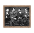 Poster Master The Rat Pack Poster - Gentlemen in Suits Print - Photography Art - Black & White Art - Fashion Art - Friendship Ar