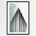 MCS Foundation 20x30 Poster Frame Traditional Black, Vertical & Horizontal Wall Hanging Large Picture Frame for Photos, Posters 