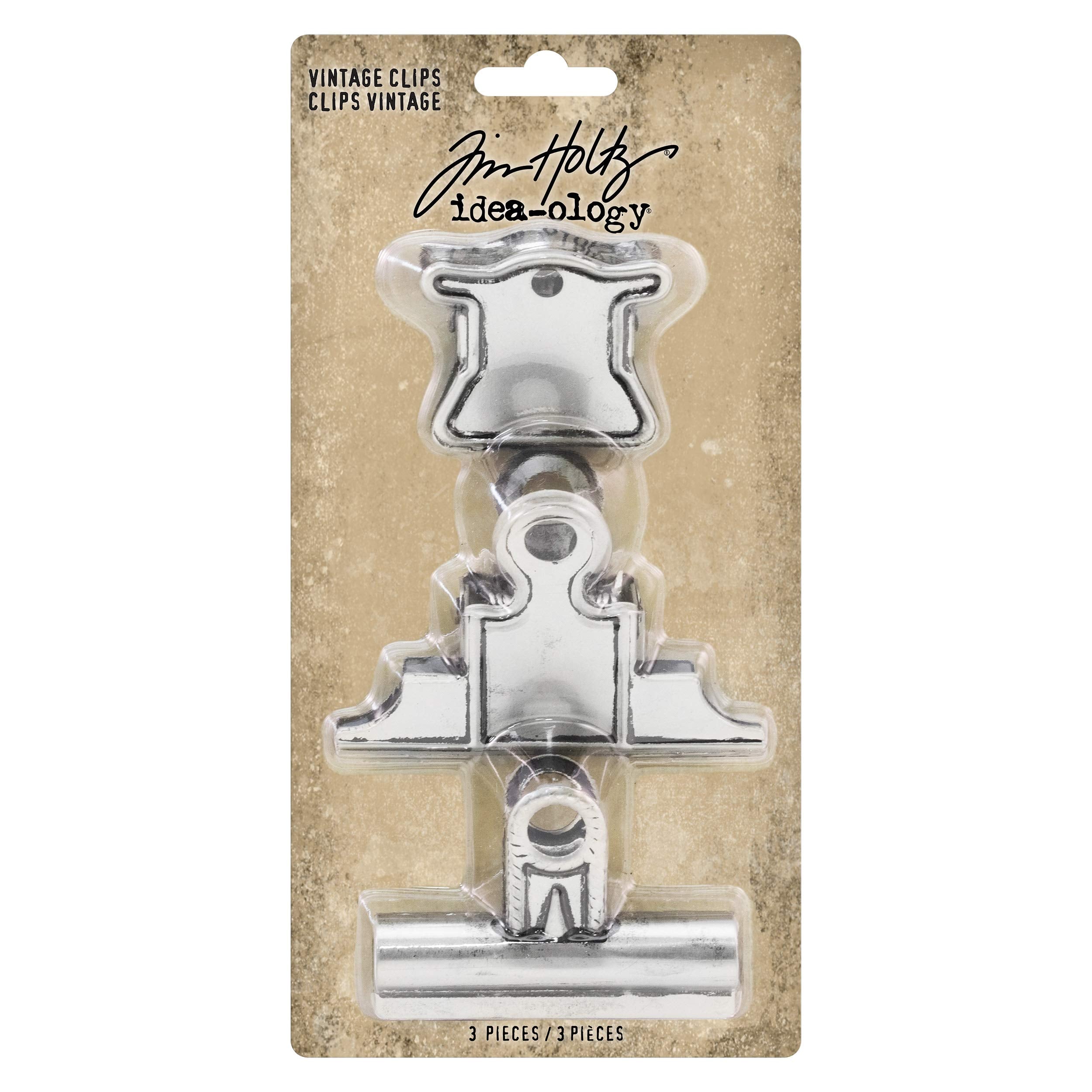 Tim Holtz, Advantus Vintage Metal Clips, Silver