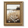 ARPEOTCY Vintage Gold Framed Wall Art, Wildflower Field Paintings, 8x10 inch Small Floral Aesthetic Canvas Picture Prints with F