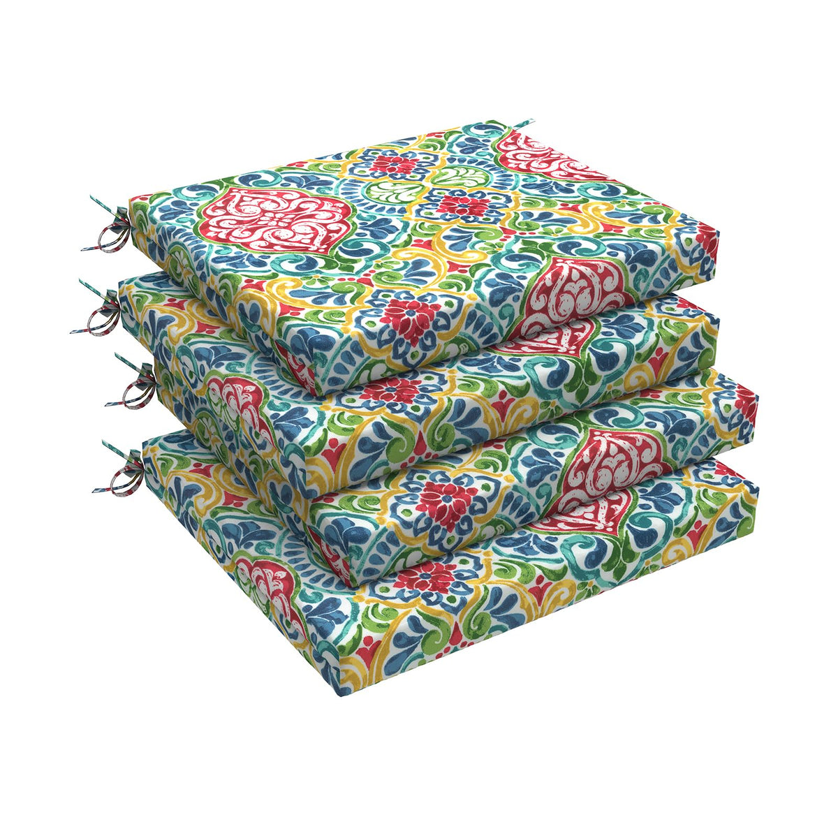 Lvtxiii Outdoor Chair Cushions, Water Repellent Patio Furniture Cushions Outdoor Chair Pads With Ties For Dining Chairs And Gard