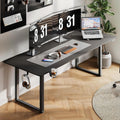 ONBRILL Standing Desk, 71x32 Inches Rectangle Stand Up Desk with 4 Legs, Dual Motor and Memory Controller, Adjustable Height fro