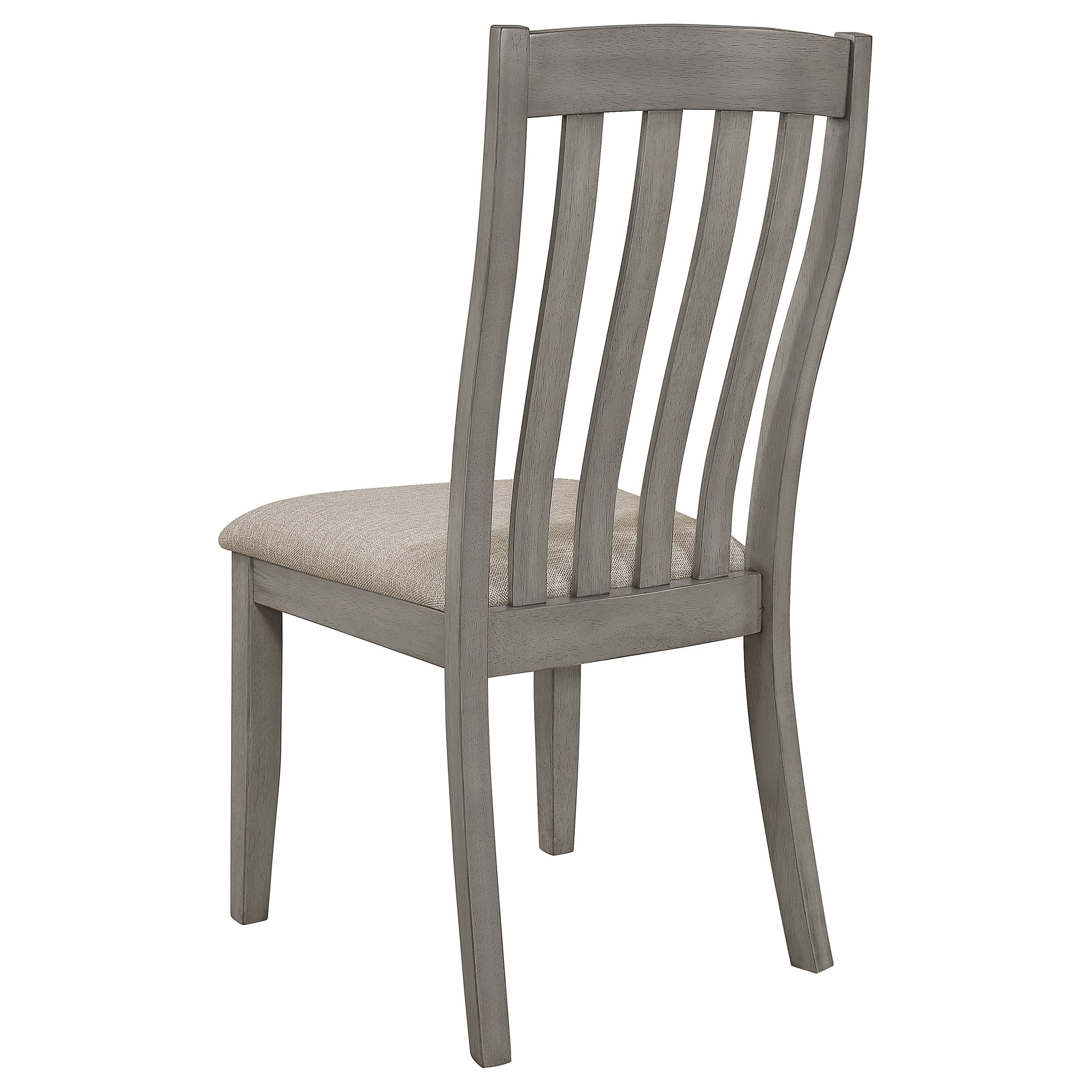 Coaster Furniture Nogales Slat Back Coastal Grey (Set of 2) Side Chair 109812