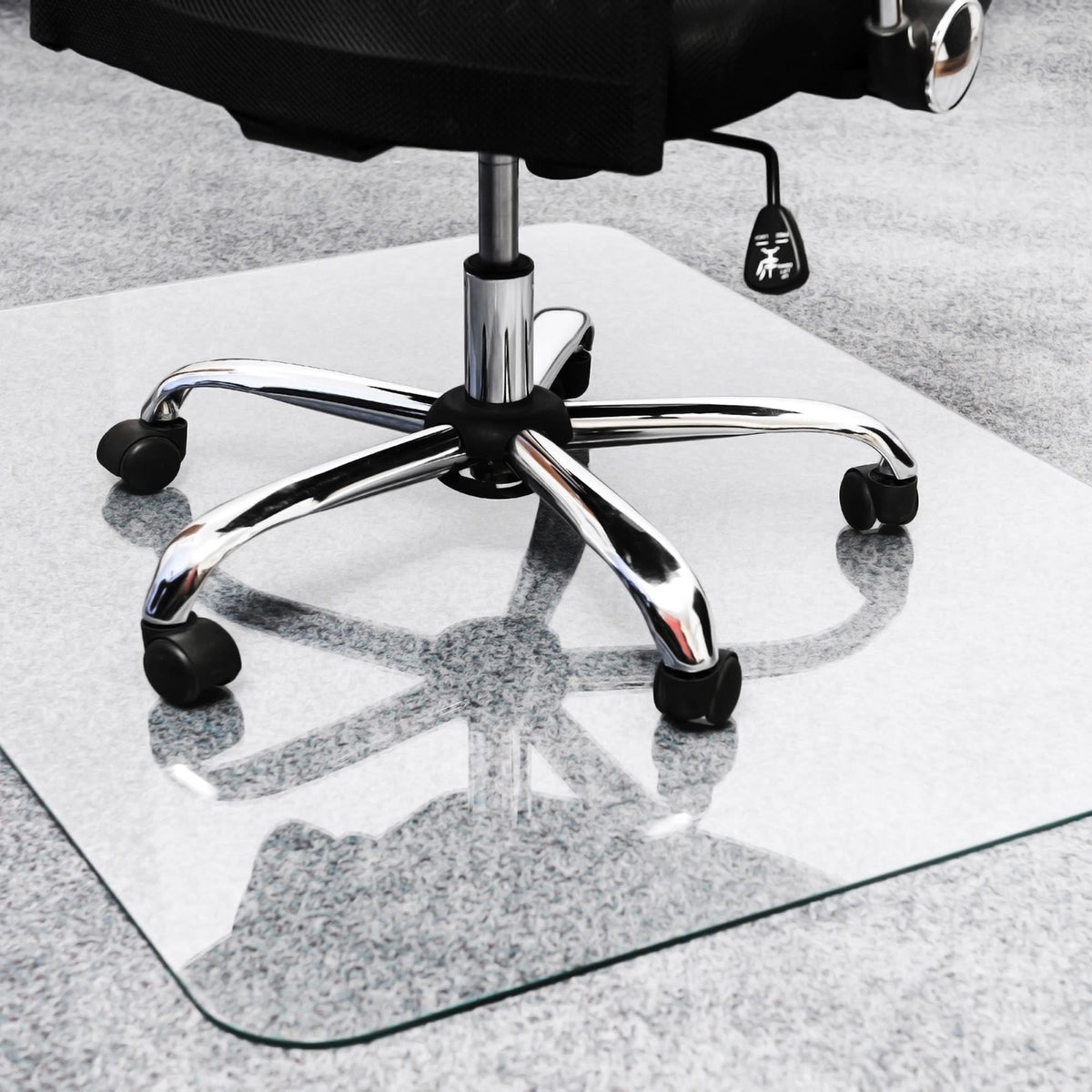 Floortex Glaciermat Glass Chairmat