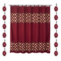 Zahari Home 13pc Elegant Rose Bathroom Shower Curtain Sets Elegant Shower Curtain & 12 Shower Curtain Rings Contemporary Decor B