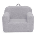 Delta Children Cozee Sherpa Chair, Reading, Arm Rest|Cushion Availability, Grey