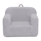 Delta Children Cozee Sherpa Chair, Reading, Arm Rest|Cushion Availability, Grey