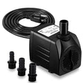550Gph Submersible Water Pump (2000L/Hr, 30W) - Ultra Quiet Pond Pump - Outdoor Fountain Pump With 7.2Ft Vertical Lift - Aquariu