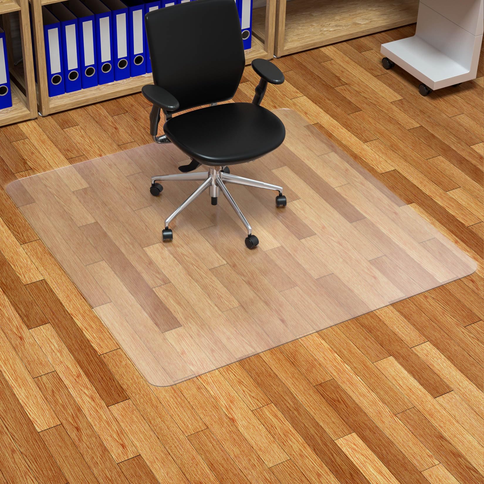 Futurhydro Office Chair Mat For Carpet, 48' X 48' Clear Office Home Floor Protector Mat, Easy Glide Computer Desk Chair Floor