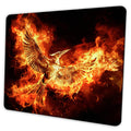 Shalysong Cool Phoenix Mouse Pad Personalized Design, Non-Slip Surface, Rubber Base, Small Office Desk Pad For Computers And Lap