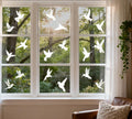 9 Sheets Anti-Collision Window Bird Decals, Protect and Save Wild Birds from Strikes, Vinyl Sticker Bird Deterrent for Glass Win