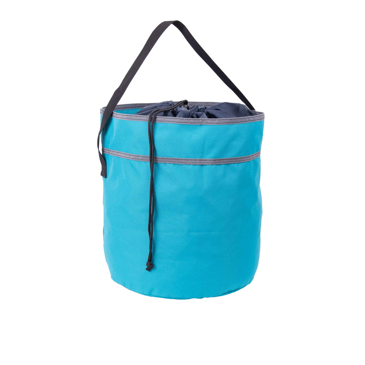 CGSOL Kids Toy Storage Organization Bucket with Cinch, 12 x 12  Blue