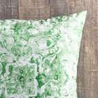 Maison D' Hermine Decorative Pillow Cover 100% Cotton 18 Inch X 18 Inch Square Toile Cushion Covers With Invisible Zipper For Sofa, Bedroom, Home, Secret Garden - Quite Courtyard - Spring/Summer