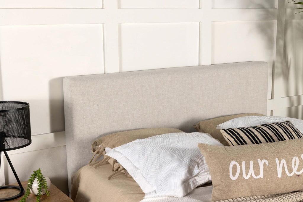Coaster Home Furnishings Pirro Transitional 46-inch Fabric Upholstered Panel Headboard for Bedroom King Size Sand 315980K