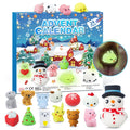 Advent Calendar 2024,Luminous Mochi Christmas Countdown 24 Days Cute Relief Stress Squishies Animals Party Favors for Girls Boys