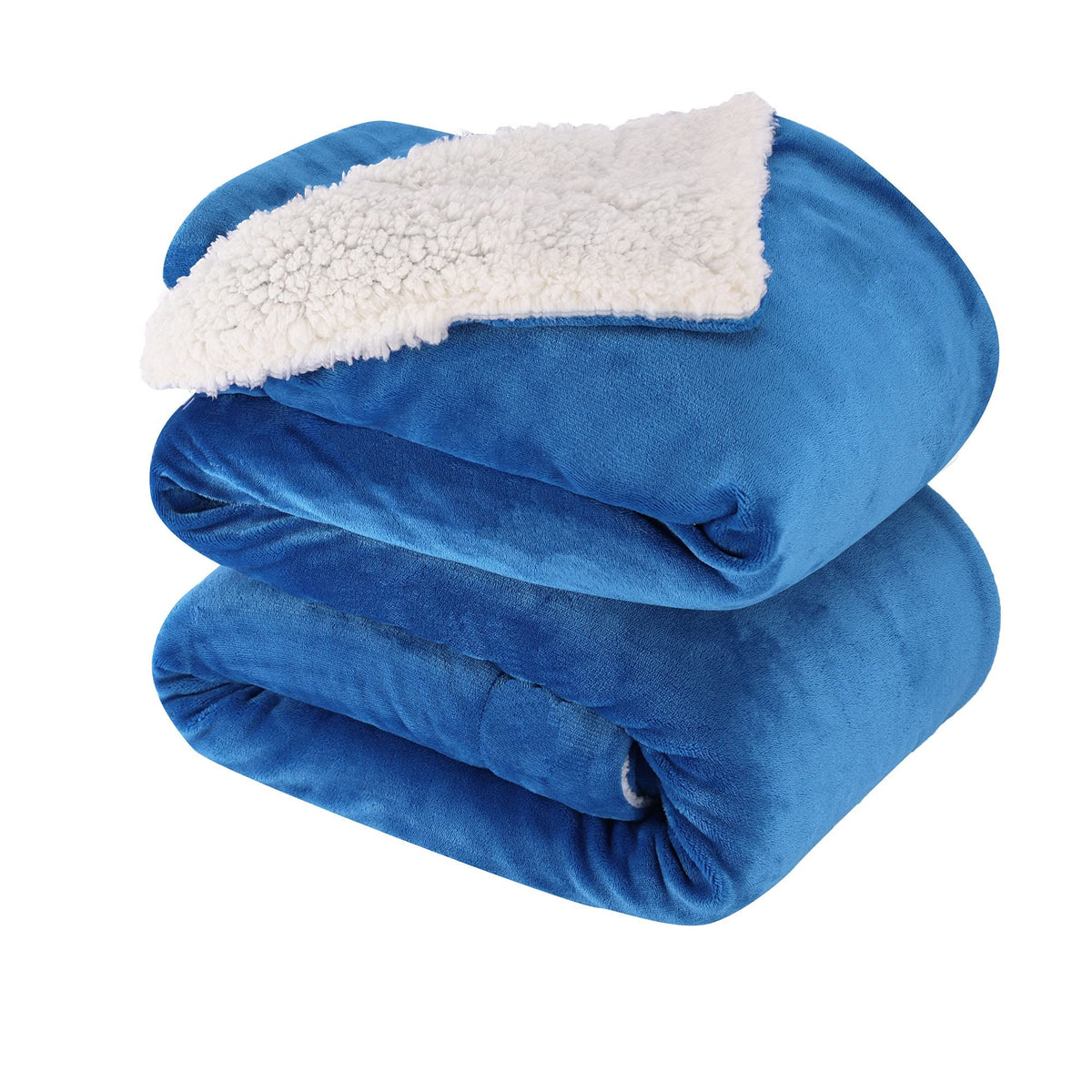 Nanpiper King Size Blanket Warm Sherpa Blanket, Soft Fleece Throw Blanket For Bed, Reversible Thick Fuzzy Blanket For Winter (Pr