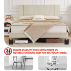 Annkut Bed Risers 3 Inch Heavy Duty,Furniture Risers For Desk Table Sofa Couch Lifts To 1.5 Or 3 Inch, Square Adjustable Risers