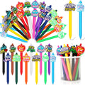 Spakon 48 Pcs Funny Pens Inspirational Quote Pens Bulk Motivational Ballpoint Pens Novelty Positive Retractable Black Ink Pens B
