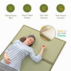 Miina Japanese Traditional Tatami Mattress, Igusa (Rush Grass) Tatami Mat, Floor Mattress, Japanese Floor Mattress,Japanese Futon, 55'X78' (Full, Natural)