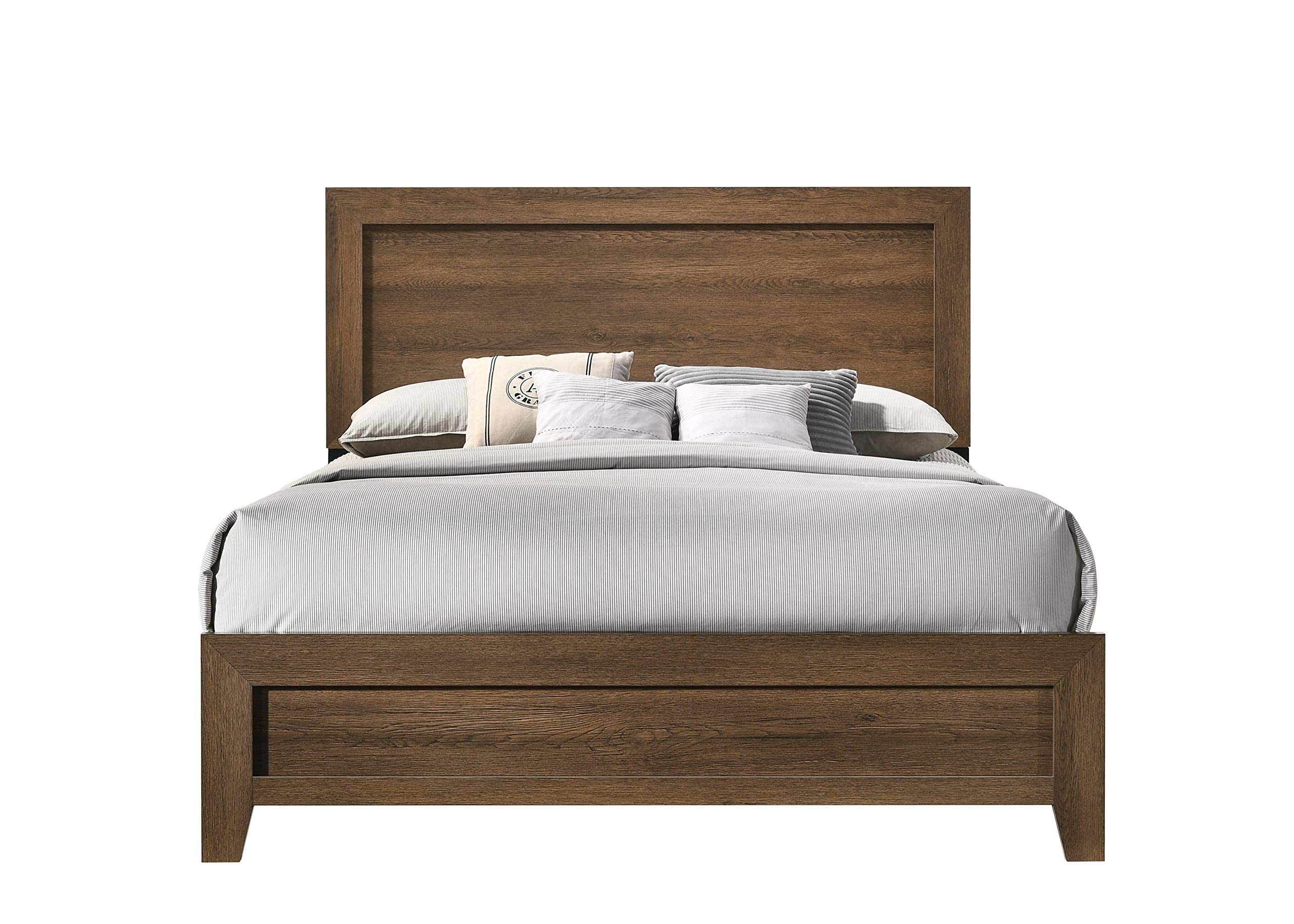 Acme Furniture Miquell Eastern King Bed In Oak