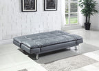 Coaster Home Furnishings Dilleston Tufted Back Upholstered Sofa Bed Grey