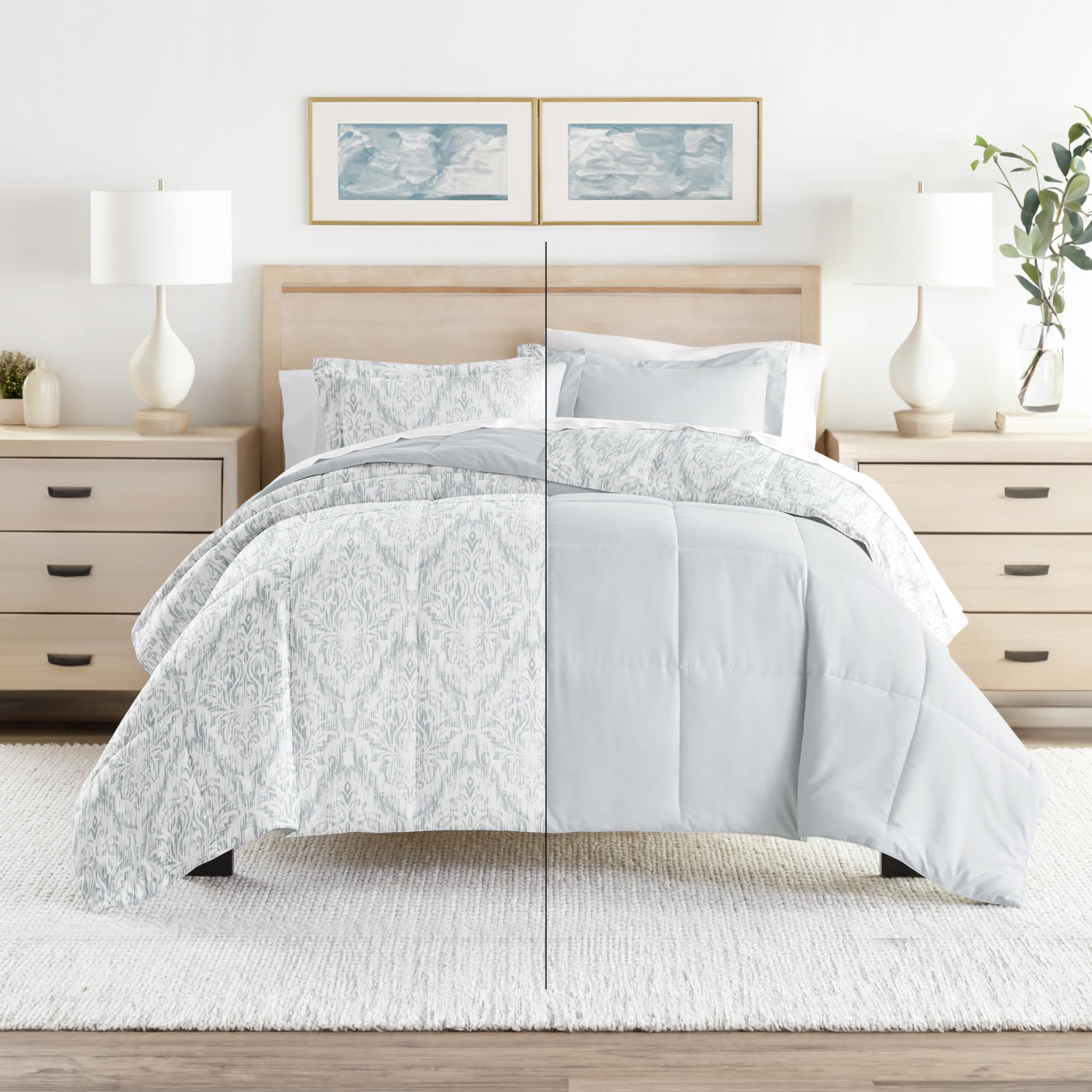 Linen Market Reversible Twin/Twin Xl Comforter Set (2 Piece) - Bring Luxury Home With Our Soft And Lightweight Down Alternative