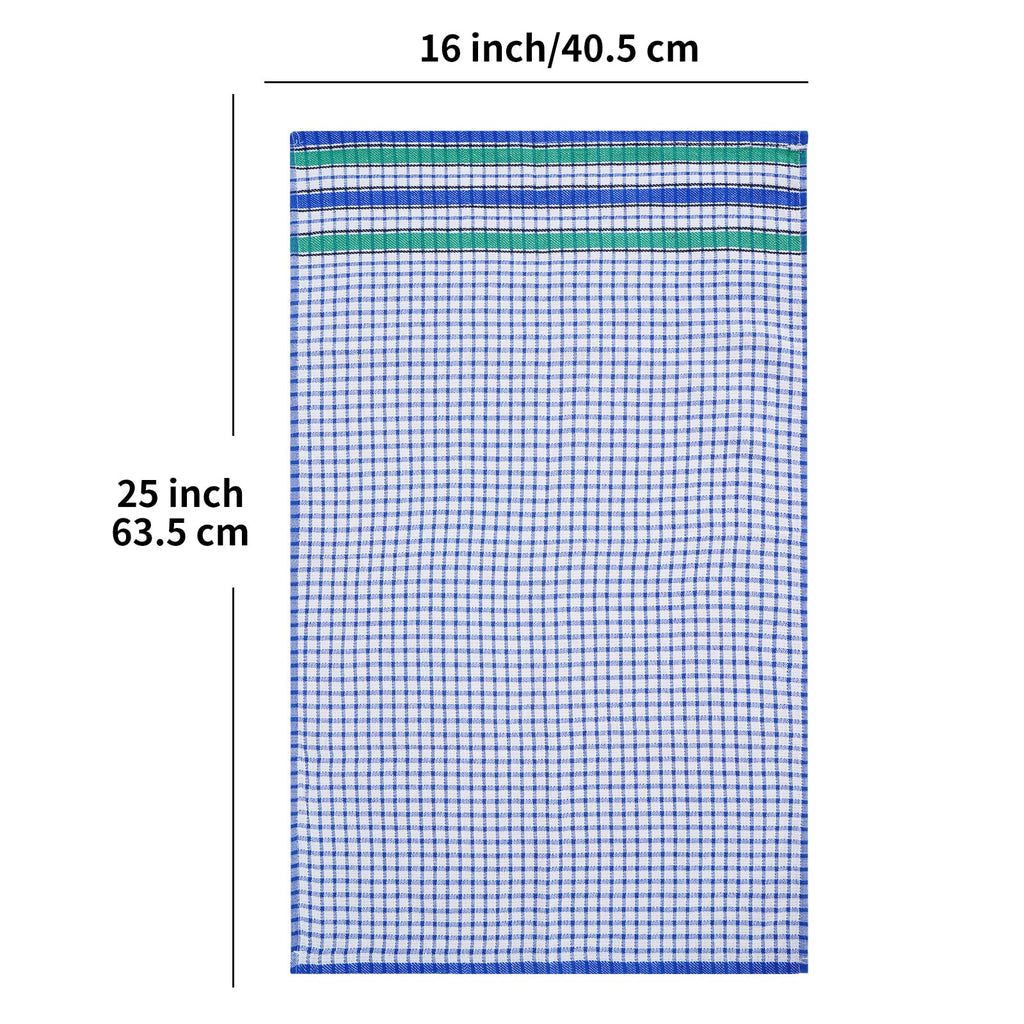 Gentlife Large Kitchen Dish Towels, 16 Inch X 26 Inch Bulk Absorbent Cotton Kitchen Towels, 4 Pack Bright Colorful Tea/Bar Towel