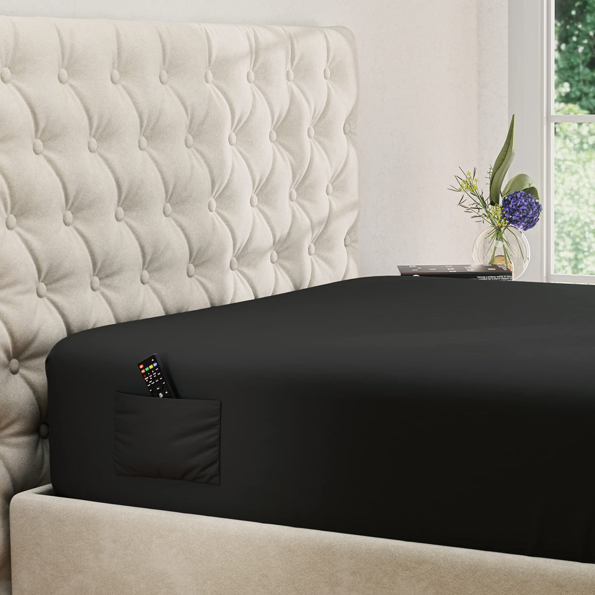 Dreamcare King Fitted Sheet - Deep Pocket Fitted Sheet - Fits Up To 15 Inch Mattress - Deep Pocket King Sheets - Hotel Luxury -