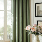 Lazzzy Blackout Velvet Curtains Green Thermal Insulated Curtains 84 Inch Long Drapes For Bedroom Living Room Darkening Window Treatments Grommet Living Room Curtains Set Of 2 Panels Sage Green