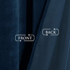Stangh 108 Inches Navy Blue Velvet Curtains, Luxury Super Soft Thick Window Drapes For Bedroom, Privacy Sliding Door Curtains Ro