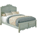 Progressive Furniture King Chatsworth Panel Bed, Mint Green
