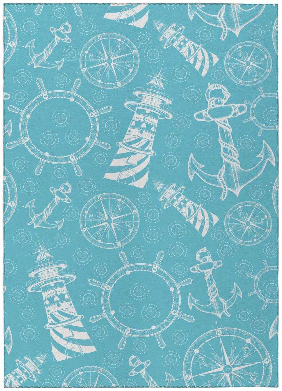 Dalyn Indoor Outdoor Harbor Ha9 Ocean Washable 5' X 7'6" Rug Ha9Oc5X8